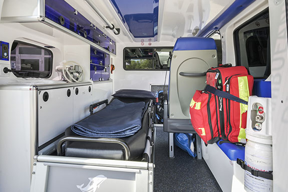 intérieur ambulance