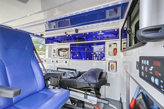 intérieur ambulance